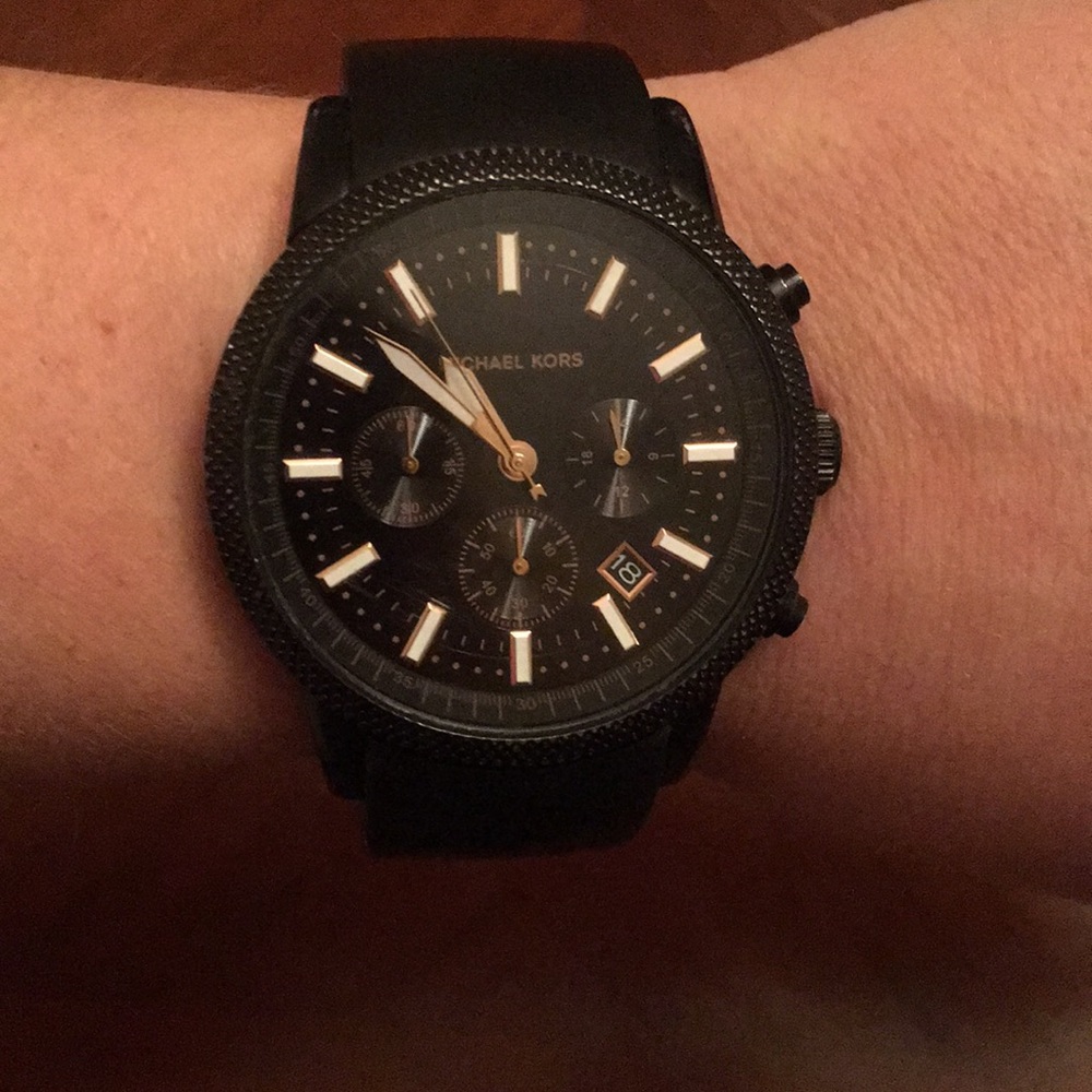 Men’s Black Michael Kors Watch
